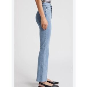 Frame Le Easy High Waist‎ Raw Hem Flare Jeans
